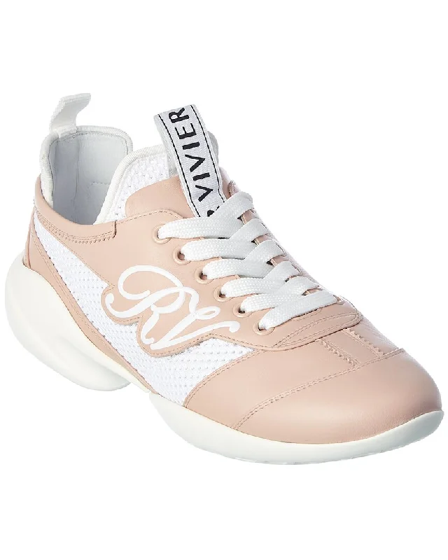 Women's Sneakers with Heel - Stabilizing Technology for Better Balance During RunningRoger Vivier Viv Match RV Leather Sneaker Women's Sneakers with Heel - Stabilizing Technology for Better Balance During RunningRoger Vivier Viv Match RV Leather Sneaker