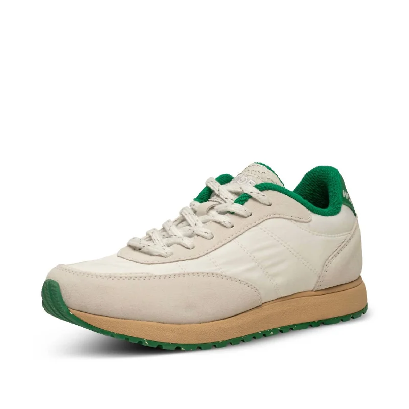Women's Sneakers with Removable Insoles for Easy Cleaning and CustomizationWomen's Nellie Vintage Sneaker In Bland De Blanc/basil Women's Sneakers with Removable Insoles for Easy Cleaning and CustomizationWomen's Nellie Vintage Sneaker In Bland De Blanc/basil