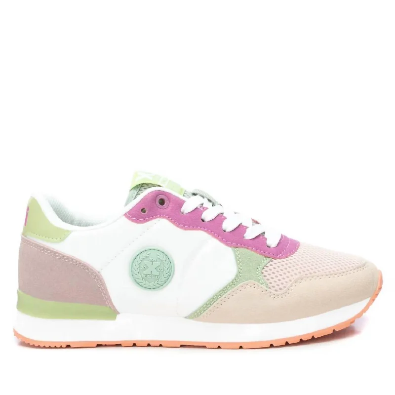 Lace - Up Women's Athletic Sneakers with Shock - Absorbing Midsoles for Intense WorkoutsWomen's Trainer Sneakers In Pink Lace - Up Women's Athletic Sneakers with Shock - Absorbing Midsoles for Intense WorkoutsWomen's Trainer Sneakers In Pink