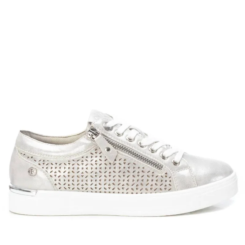 Slip - On Women's Canvas Sneakers in Navy for Easy and Effortless WearWomen's Trainer Sneakers In Silver Slip - On Women's Canvas Sneakers in Navy for Easy and Effortless WearWomen's Trainer Sneakers In Silver