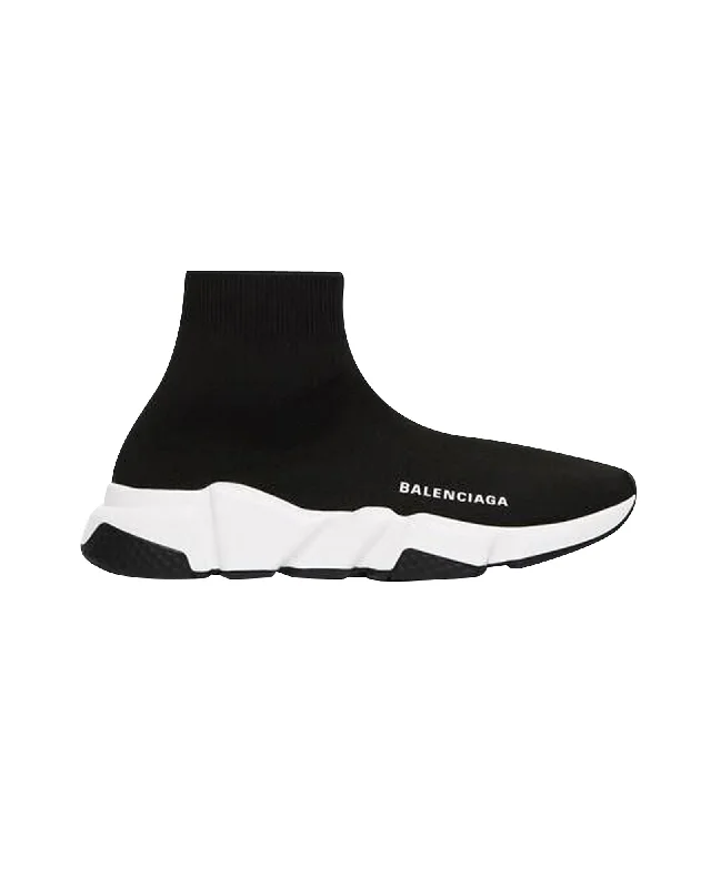 Breathable Mesh Women's Running Sneakers with Reflective Trim for Nighttime JoggingBalenciaga Speed Recycled Sneakers in Black Polyester Breathable Mesh Women's Running Sneakers with Reflective Trim for Nighttime JoggingBalenciaga Speed Recycled Sneakers in Black Polyester