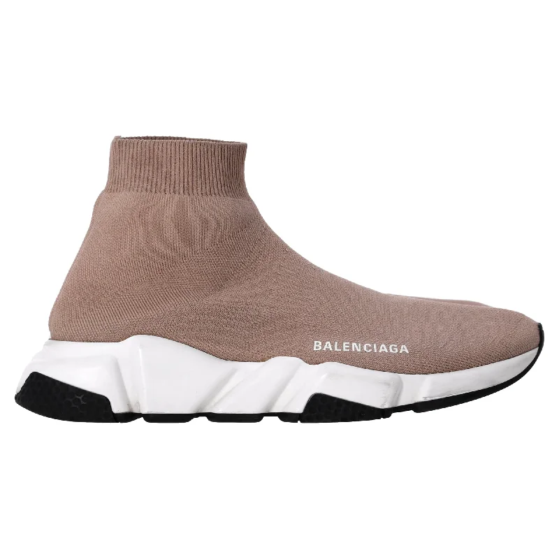 Wide - Width Women's Sneakers for Comfortable Fit for Those with Wider FeetBalenciaga Speed Sneakers in Beige Polyester Wide - Width Women's Sneakers for Comfortable Fit for Those with Wider FeetBalenciaga Speed Sneakers in Beige Polyester