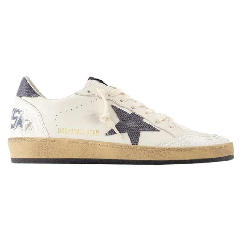 Women's Sneakers with Memory Foam Insoles for Exceptional Cushioning and ComfortBallstar Sneakers - Golden Goose Deluxe Brand - Leather - White/Blue Women's Sneakers with Memory Foam Insoles for Exceptional Cushioning and ComfortBallstar Sneakers - Golden Goose Deluxe Brand - Leather - White/Blue
