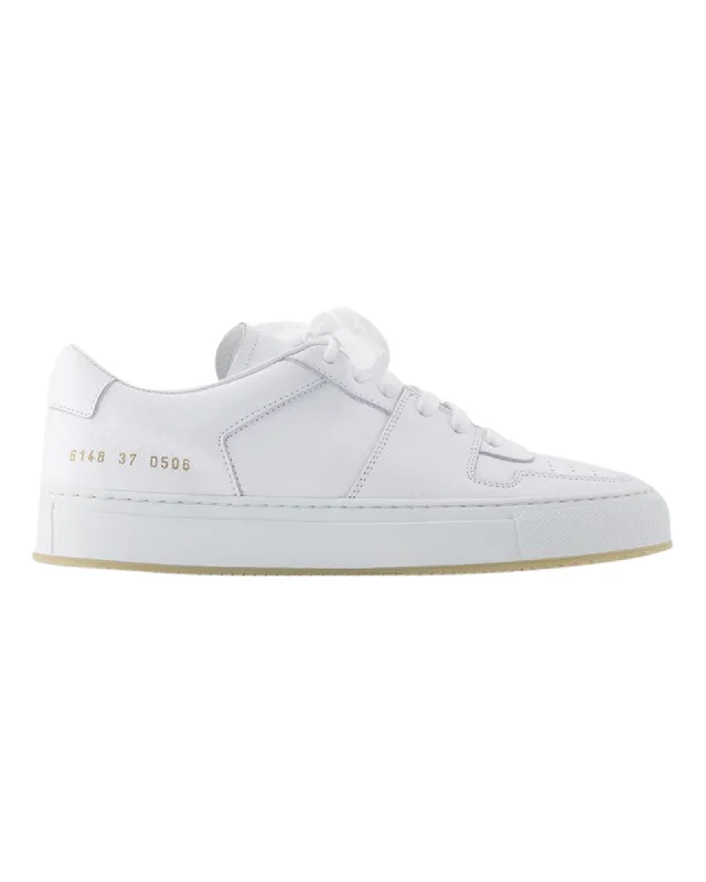 Chunky - Sole Women's Platform Sneakers in White for a Trendy Street Style LookDecades Sneakers - COMMON PROJECTS - Leather - White Chunky - Sole Women's Platform Sneakers in White for a Trendy Street Style LookDecades Sneakers - COMMON PROJECTS - Leather - White