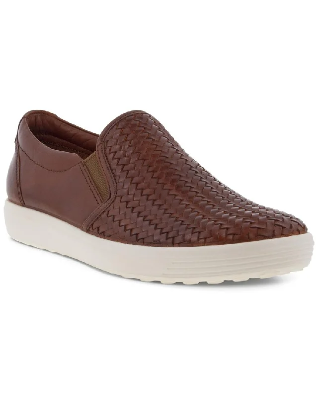 Women's Sneakers with Adjustable Straps for a Customized Fit During High - Impact ExercisesECCO Soft 7 Leather Slip On Sneaker Women's Sneakers with Adjustable Straps for a Customized Fit During High - Impact ExercisesECCO Soft 7 Leather Slip On Sneaker