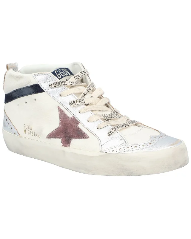 Breathable Mesh Women's Running Sneakers with Reflective Trim for Nighttime JoggingGolden Goose Mid Star Leather Sneaker Breathable Mesh Women's Running Sneakers with Reflective Trim for Nighttime JoggingGolden Goose Mid Star Leather Sneaker