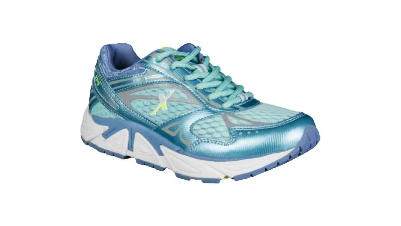 Lace - Up Women's Athletic Sneakers with Shock - Absorbing Midsoles for Intense WorkoutsLadies Genesis Extra Wide Sneakers In Ocean/lilac Lace - Up Women's Athletic Sneakers with Shock - Absorbing Midsoles for Intense WorkoutsLadies Genesis Extra Wide Sneakers In Ocean/lilac