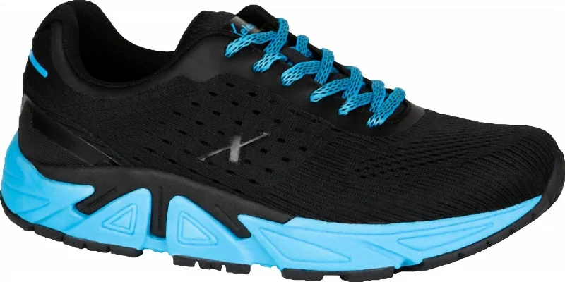 High - Top Women's Leather Sneakers in Black for a Stylish and Durable OptionLadies Genesis Ii Wide Sneakers In Black/arctic Blue High - Top Women's Leather Sneakers in Black for a Stylish and Durable OptionLadies Genesis Ii Wide Sneakers In Black/arctic Blue
