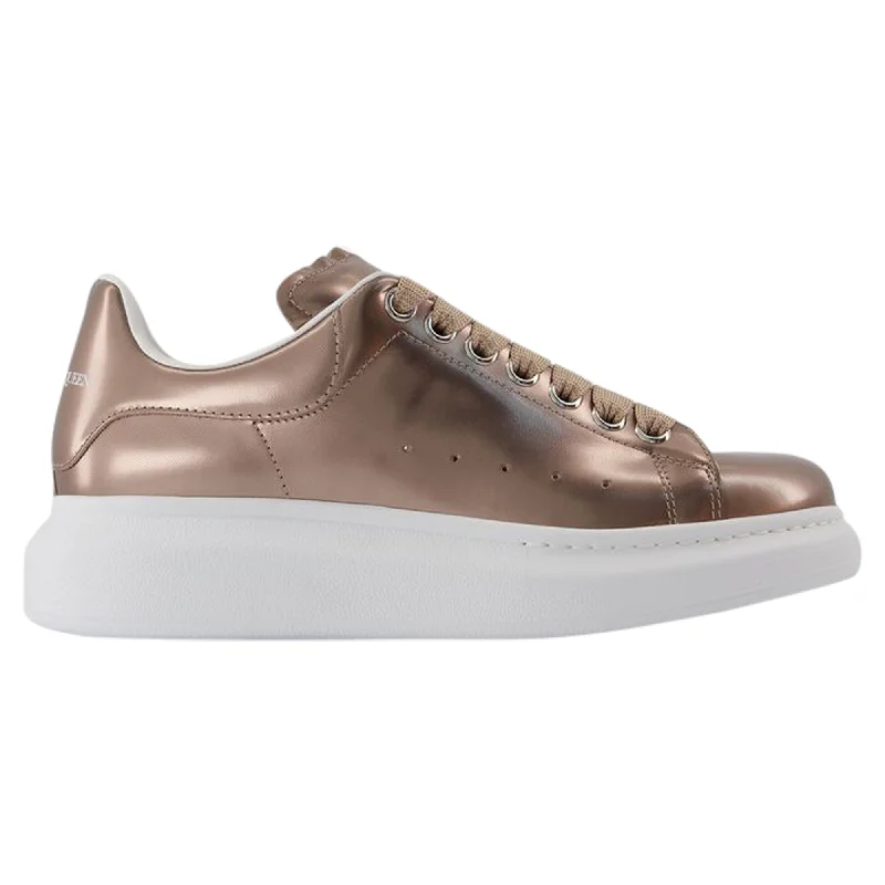 Breathable Mesh Women's Running Sneakers with Reflective Trim for Nighttime JoggingOversized Sneakers - Alexander McQueen - Leather - Beige Breathable Mesh Women's Running Sneakers with Reflective Trim for Nighttime JoggingOversized Sneakers - Alexander McQueen - Leather - Beige
