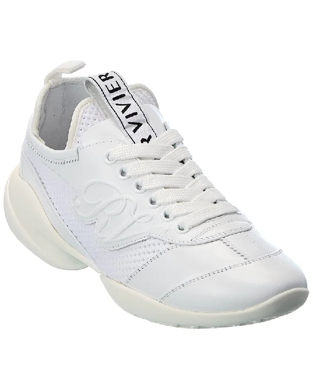 Sparkly Rhinestone - Embellished Women's Sneakers for a Glamorous and Eye - Catching LookRoger Vivier Viv Match Leather & Mesh Sneaker Sparkly Rhinestone - Embellished Women's Sneakers for a Glamorous and Eye - Catching LookRoger Vivier Viv Match Leather & Mesh Sneaker