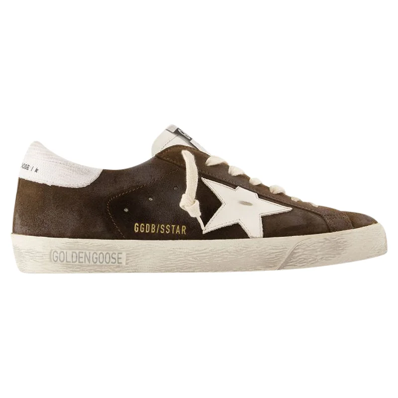 Patterned Print Women's Sneakers in Floral Designs for a Feminine and Fashion - Forward LookSuper Star Sneakers - Golden Goose Deluxe Brand - Leather - Brown Patterned Print Women's Sneakers in Floral Designs for a Feminine and Fashion - Forward LookSuper Star Sneakers - Golden Goose Deluxe Brand - Leather - Brown