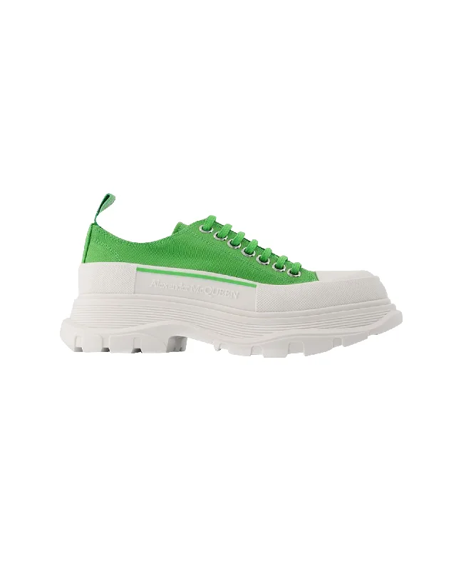 Breathable Mesh Women's Running Sneakers with Reflective Trim for Nighttime JoggingTread Sneakers in White/Silver Leather Breathable Mesh Women's Running Sneakers with Reflective Trim for Nighttime JoggingTread Sneakers in White/Silver Leather