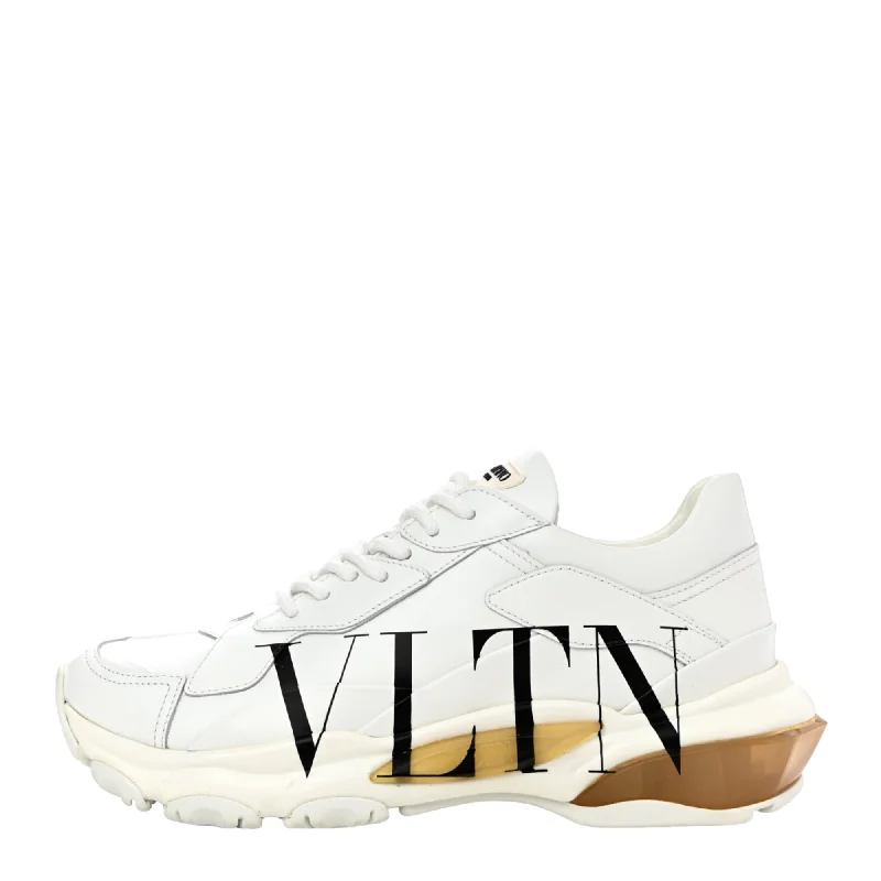 Women's Sneakers with Hidden Wedges for a Subtle Height Boost and Added StyleValentino Garavani Leather Vltn Chunky Sneakers