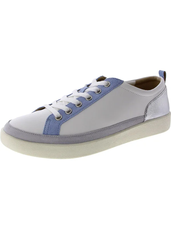 white/silver leather