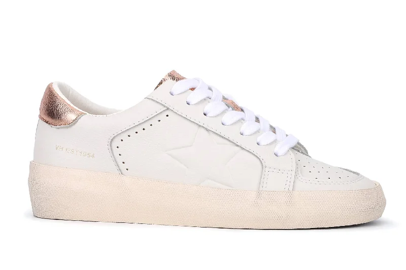 Water - Resistant Women's Hiking Sneakers with Traction Outsoles for Outdoor AdventuresWomen Ezra Sneakers In White / Rose Gold Water - Resistant Women's Hiking Sneakers with Traction Outsoles for Outdoor AdventuresWomen Ezra Sneakers In White / Rose Gold