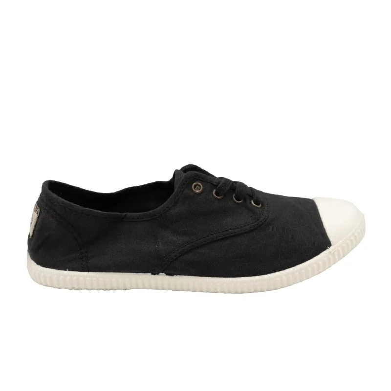 Lace - Up Women's Athletic Sneakers with Shock - Absorbing Midsoles for Intense WorkoutsWomen Inglesa Tintada Puntera Sneaker In Negro Lace - Up Women's Athletic Sneakers with Shock - Absorbing Midsoles for Intense WorkoutsWomen Inglesa Tintada Puntera Sneaker In Negro