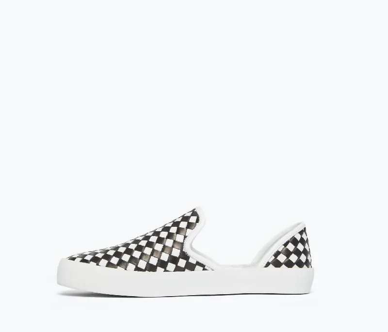 High - Top Women's Leather Sneakers in Black for a Stylish and Durable OptionWomen's Eddy Dorsay Sneaker In Black & White High - Top Women's Leather Sneakers in Black for a Stylish and Durable OptionWomen's Eddy Dorsay Sneaker In Black & White