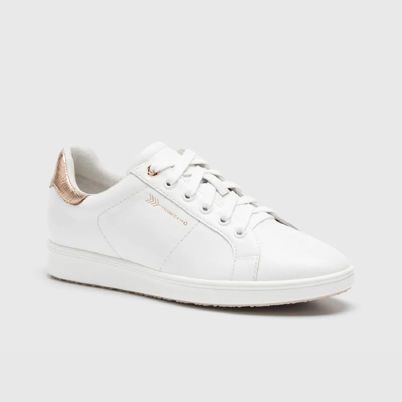 Foldable Women's Travel Sneakers for Compact Storage in LuggageWomen's Jackie Sneakers In White/rose Gold Foldable Women's Travel Sneakers for Compact Storage in LuggageWomen's Jackie Sneakers In White/rose Gold