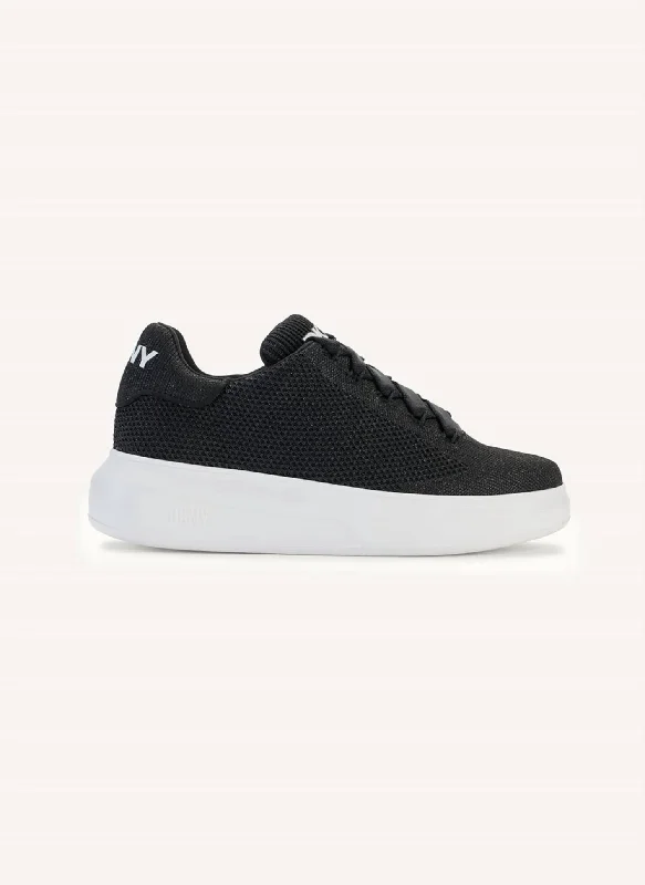 Lace - Up Women's Athletic Sneakers with Shock - Absorbing Midsoles for Intense WorkoutsWomen's Jewel Knit Lace Up Sneaker In Black Metallic Lace - Up Women's Athletic Sneakers with Shock - Absorbing Midsoles for Intense WorkoutsWomen's Jewel Knit Lace Up Sneaker In Black Metallic