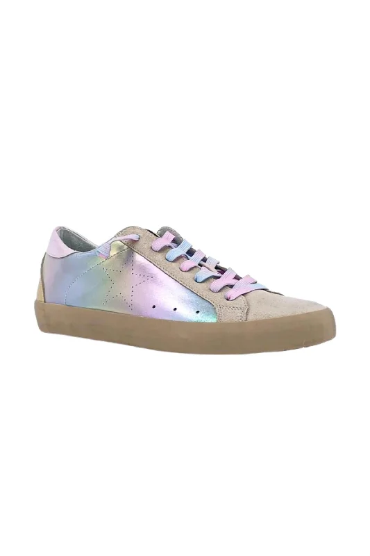 Chunky - Sole Women's Platform Sneakers in White for a Trendy Street Style LookWomen's Mia Sneakers In Steel Chunky - Sole Women's Platform Sneakers in White for a Trendy Street Style LookWomen's Mia Sneakers In Steel