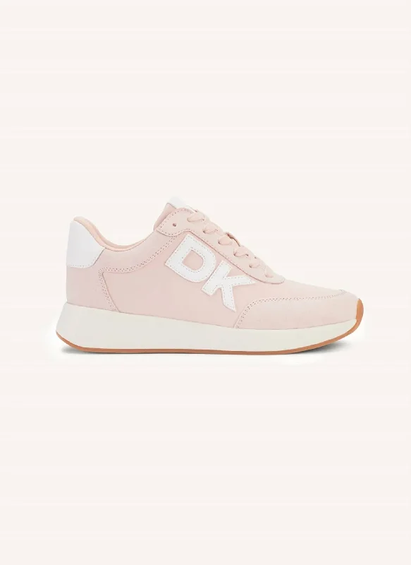Women's Sneakers with Adjustable Straps for a Customized Fit During High - Impact ExercisesWomen's Oaks Logo Lace Up Sneaker In Pale Blush Women's Sneakers with Adjustable Straps for a Customized Fit During High - Impact ExercisesWomen's Oaks Logo Lace Up Sneaker In Pale Blush