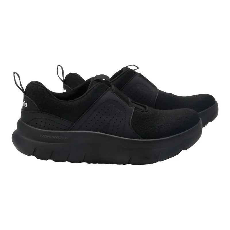 Women's Sneakers with Adjustable Straps for a Customized Fit During High - Impact ExercisesWomen's Rotation Sneakers In Black Women's Sneakers with Adjustable Straps for a Customized Fit During High - Impact ExercisesWomen's Rotation Sneakers In Black