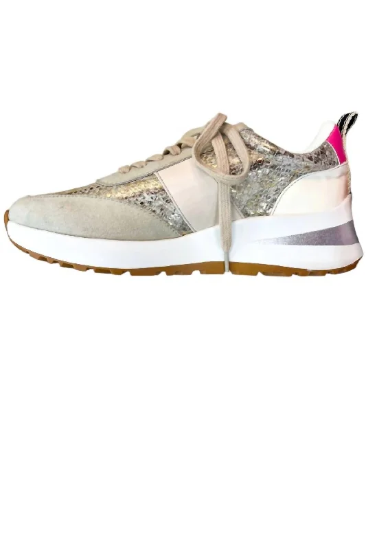 Patterned Print Women's Sneakers in Floral Designs for a Feminine and Fashion - Forward LookWomen's Serafina Sneakers In Gold Snakeskin Patterned Print Women's Sneakers in Floral Designs for a Feminine and Fashion - Forward LookWomen's Serafina Sneakers In Gold Snakeskin